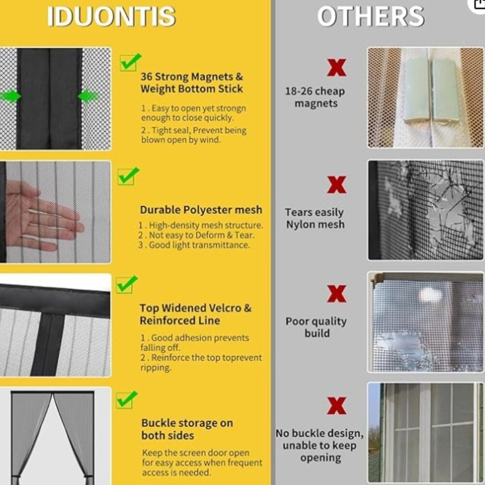 FUNCTION CONVENIENT MAGNETIC SCREEN DOOR - Picture 4 of 8